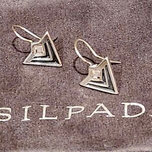 Silpada Sterling Silver Arrow Earrings